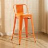 Bar Stool with Backrest - Industrial Design - 60cm - New Edition - Stylix image 7