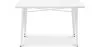 Rectangular Dining Table - Industrial Design - White Metal - Ashi image 7
