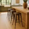 Bar Stool - Industrial Design - Wood & Steel - 76 cm - New Edition- Stylix image 7