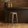Bar Stool - Industrial Design - Wood & Steel - 76 cm - New Edition- Stylix image 7