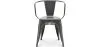 Dining Chair with Armrests - Industrial Design - Steel - New Edition - Stylix image 7