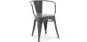 Dining Chair with Armrests - Industrial Design - Steel - New Edition - Stylix image 7