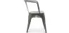 Dining Chair with Armrests - Industrial Design - Steel - New Edition - Stylix image 7