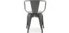 Dining Chair with Armrests - Industrial Design - Steel - New Edition - Stylix image 7