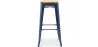 Bar Stool - Industrial Design - Wood & Steel - 76cm - New Edition - Stylix image 7