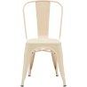 Buy Dining Chair - Industrial Design - Steel - Matt - New Edition -Stylix Cream 60147 - in the EU