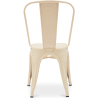 Buy Dining Chair - Industrial Design - Steel - Matt - New Edition -Stylix Cream 60147 in the Europe