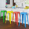 Buy Bar stool Stylix industrial design Metal - 76 cm - New Edition Yellow 60148 in the Europe