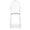 Buy Pack of 2 Transparent Dining Chairs - Victoria Queen Transparent 58734 with a guarantee