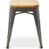 Buy Industrial Design Bar Stool - Wood & Steel - 45cm - New Edition - Stylix Green 60153 - in the EU
