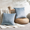 Buy Velvet Cushion - Cover and Filling - Mesmal Grey 60155 - prices