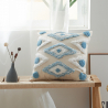 Buy Boho Bali Style Cushion - Cover and Filling Included - Mawi Blue 60156 - prices