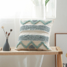 Buy Square Cotton Cushion Boho Bali Style (45x45 cm) cover + filling - Dura Blue 60157 - prices