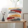 Buy Square Cotton Cushion Boho Bali Style (45x45 cm) cover + filling - Nayaana Multicolour 60164 - in the EU