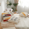 Buy Square Cotton Cushion Boho Bali Style (45x45 cm) cover + filling - Nesa Grey 60166 at Privatefloor