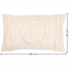 Buy Boho Bali Style Cushion - Cover and Filling Included - Fiona White 60181 in the Europe