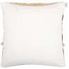 Buy Square Cotton Cushion in Boho Bali Style, cover + filling - Glinda White / Black 60182 - prices