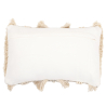 Buy Rectangular Cushion in Boho Bali Style, Cotton, cover + filling - Hera White 60185 at Privatefloor