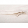 Buy Square Cotton Cushion in Boho Bali Style, cover + filling - Morgana White / Black 60189 at Privatefloor