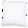 Buy Square Cotton Cushion in Boho Bali Style, cover + filling - Sabrina Grey 60193 at Privatefloor