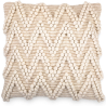 Buy Boho Bali Style Cushion - Cover and Filling Included - Linava White 60198 - in the EU