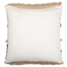 Buy Square Cotton Cushion in Boho Bali Style, cover + filling  - Herai Black 60202 - prices