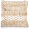 Buy Boho Bali Style Cushion - Cover and Filling Included - Chelay Cream 60209 - in the EU