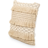 Buy Boho Bali Style Cushion - Cover and Filling Included - Chelay Cream 60209 - prices