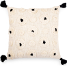 Buy Boho Bali Style Cushion - Cover and Filling Included - Eleanor Black 60223 - in the EU