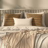 Buy Square Boho Bali Cushion, Raffia, cover + filling - Charlotte Beige 60224 with a guarantee