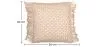 Boho Bali Style Cushion - Cover and Filling Included - Clementine image 7