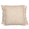 Buy Square Cotton Cushion in Boho Bali Style, cover + filling - Clementine Blue 60229 - in the EU