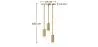 Golden Ceiling Lamp - 3-Arm Pendant Lamp - Troy image 7