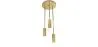 Golden Ceiling Lamp - 3-Arm Pendant Lamp - Troy image 7