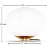 Table Lamp - Designer Living Room Lamp - Crystal Ball - Bale image 7
