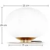 Table Lamp - Designer Living Room Lamp - Crystal Ball - Bale image 7