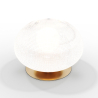 Buy Table Lamp - Designer Living Room Lamp - Crystal Ball - Bale Gold 60238 with a guarantee