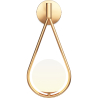 Buy Wall lamp in modern style, glass - Tear Gold 60239 - in the EU