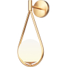 Buy Gold Wall Lamp - Globe - Tear Gold 60239 - prices