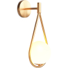 Buy Gold Wall Lamp - Globe - Tear Gold 60239 in the Europe
