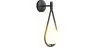 Black Wall Lamp - Globe Shade - Tear image 7