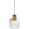 Buy Pendant lamp in modern style, wood and glass - Bumba White 60241 in the Europe