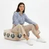 Boho Bali Style Pouffe Seat - Adelaida image 7