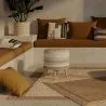 Round Pouf Stool - Boho Bali Style - Ivy  image 7