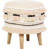 Round Pouf Stool - Boho Bali Style - Juliet image 7