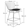 Buy Lived Bar Stool Black 16447 with a guarantee