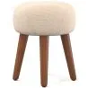 Round Stool Upholstered in Fabric - Boho Bali Style - Hiwal image 7