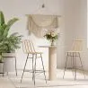 Rattan Bar Stool - Boho Bali Style - Tray image 7