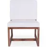 Wooden Lounge Chair - Boho Bali Style Design Chair - Glan image 7