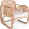 Rattan Lounge Chair - Design Chair - Boho Bali - Qawa image 7